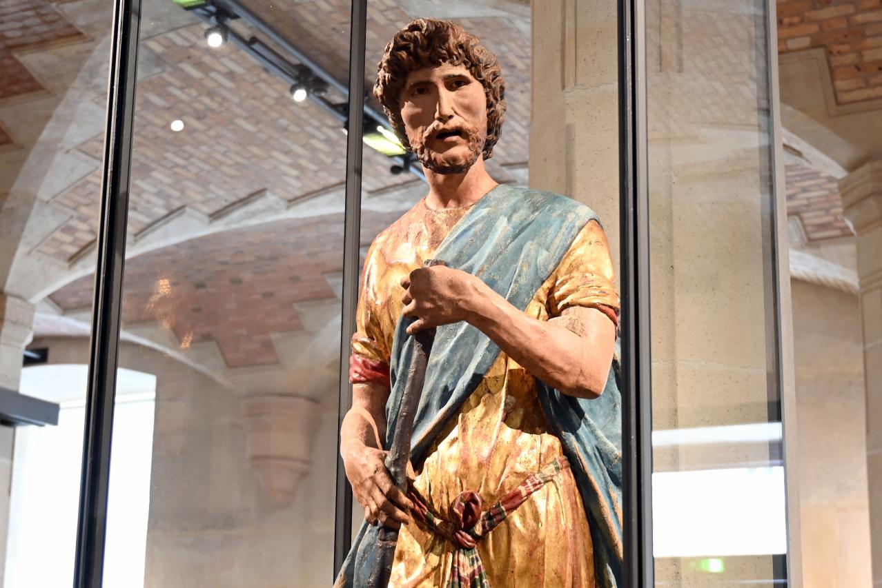 Francesco di Giorgio Martini (1460–1495), Heiliger Christophorus, Siena, Chiesa di Sant’Agostino, jetzt Paris, Musée du Louvre, Saal 160, um 1488–1490, Bild 2/6