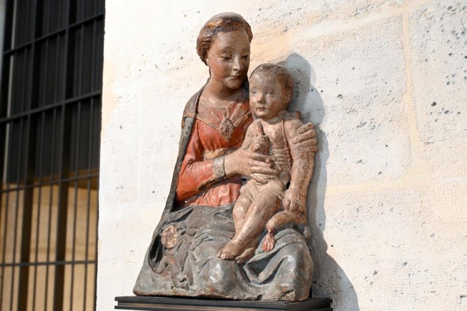 Matteo Civitali (Nachahmer) (Undatiert), Maria mit Kind, Paris, Musée du Louvre, Saal 160, Undatiert, Bild 2/3