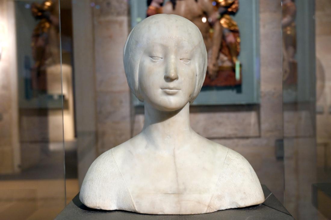 Francesco Laurana (1468–1475), Büste einer jungen Frau, Paris, Musée du Louvre, Saal 160, Undatiert, Bild 2/5