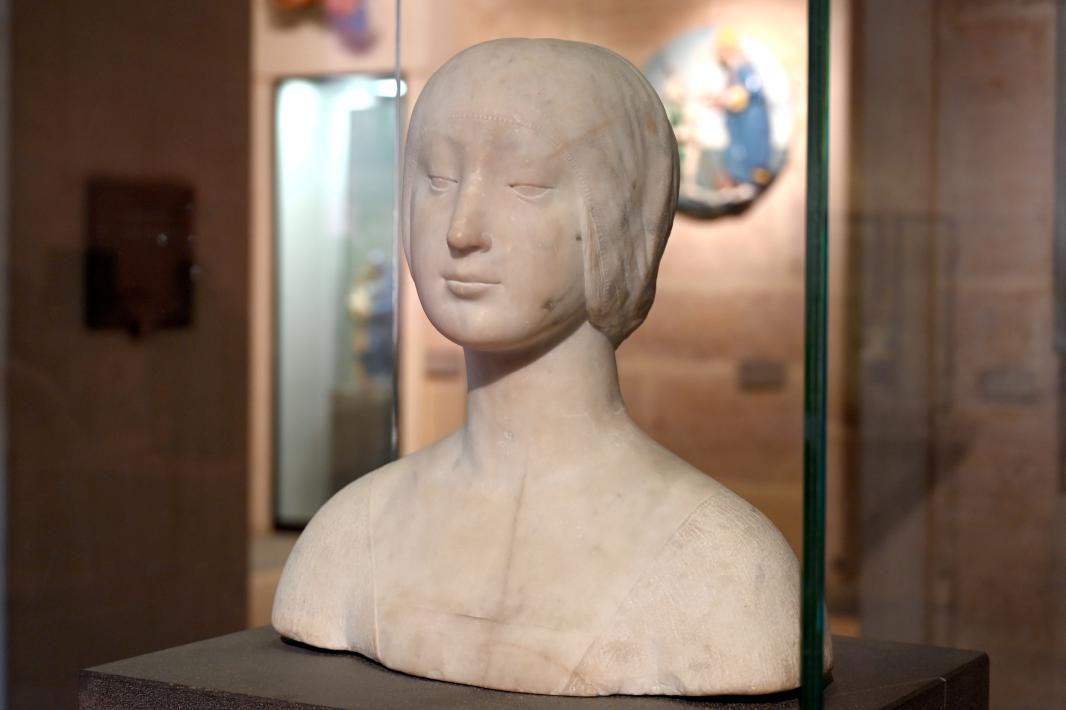 Francesco Laurana (1468–1475), Büste einer jungen Frau, Paris, Musée du Louvre, Saal 160, Undatiert, Bild 3/5