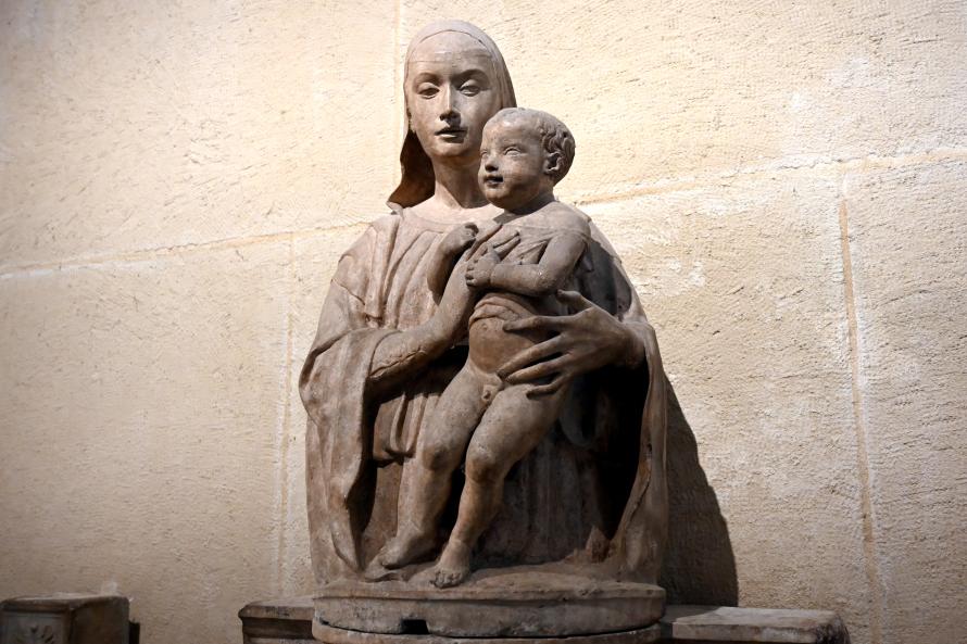 Maria mit Kind, Paris, Musée du Louvre, Saal 160, um 1475–1500, Bild 2/4