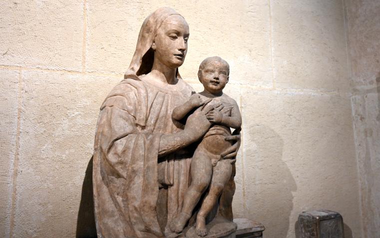 Maria mit Kind, Paris, Musée du Louvre, Saal 160, um 1475–1500, Bild 3/4