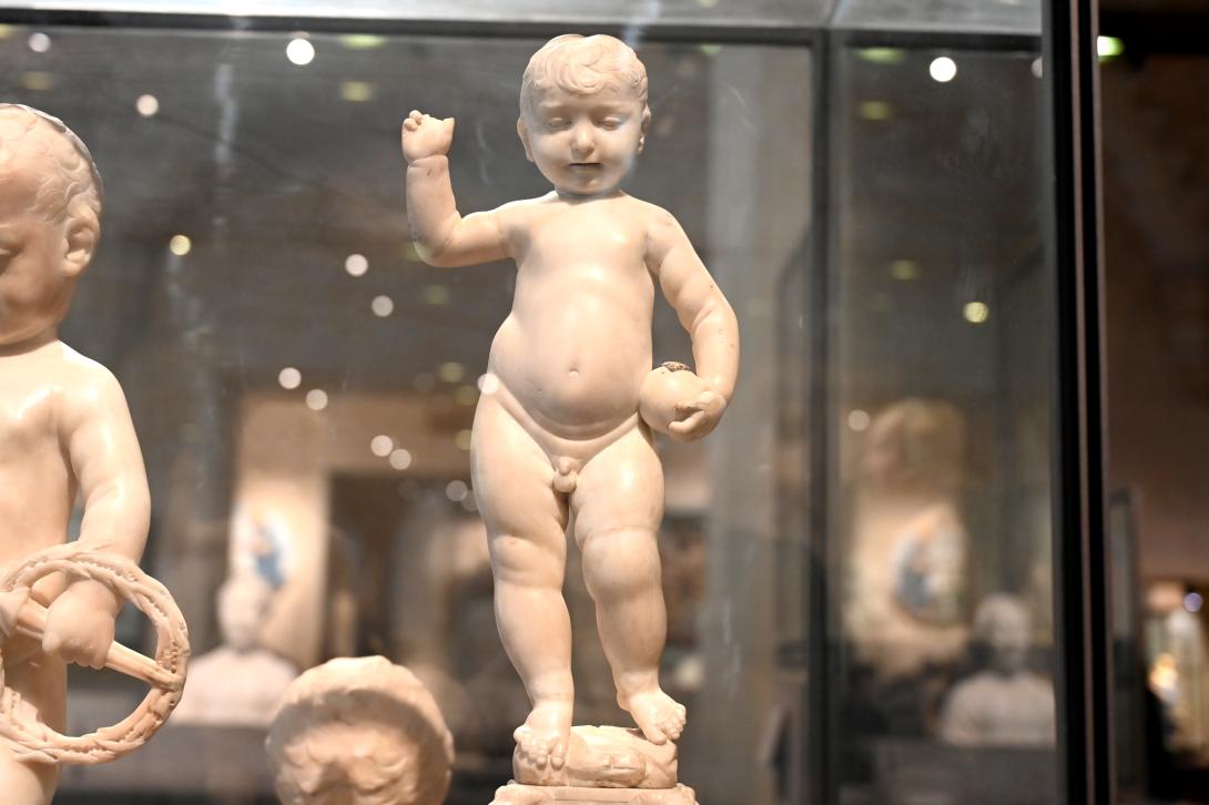 Das segnende Jesuskind, Paris, Musée du Louvre, Saal 160, um 1480–1520, Bild 2/4