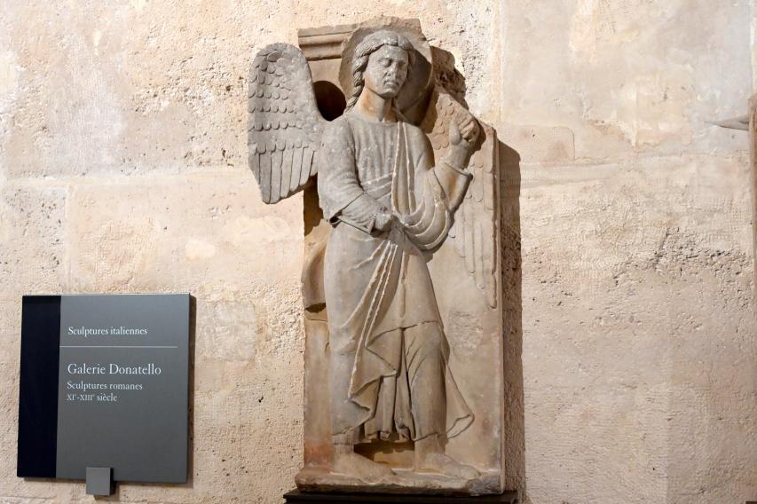 Weihrauchengel, Bologna, Kathedrale San Pietro, jetzt Paris, Musée du Louvre, Saal 160, 13. Jhd., Bild 2/4