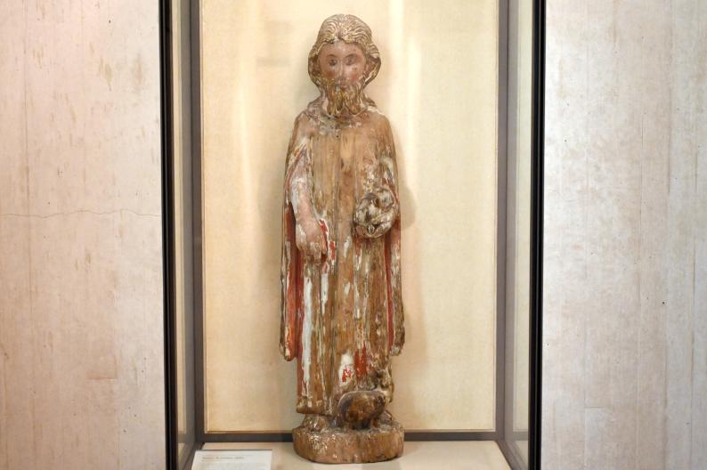 Heiliger Antonius Abbas, Paris, Musée du Louvre, Saal 164, 2. Hälfte 14. Jhd.