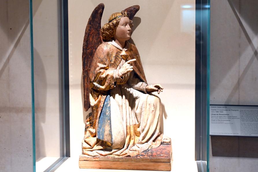 Engel der Verkündigung, Paris, Musée du Louvre, Saal 164, um 1480–1500