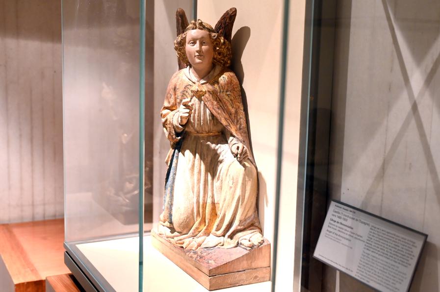 Engel der Verkündigung, Paris, Musée du Louvre, Saal 164, um 1480–1500, Bild 2/3