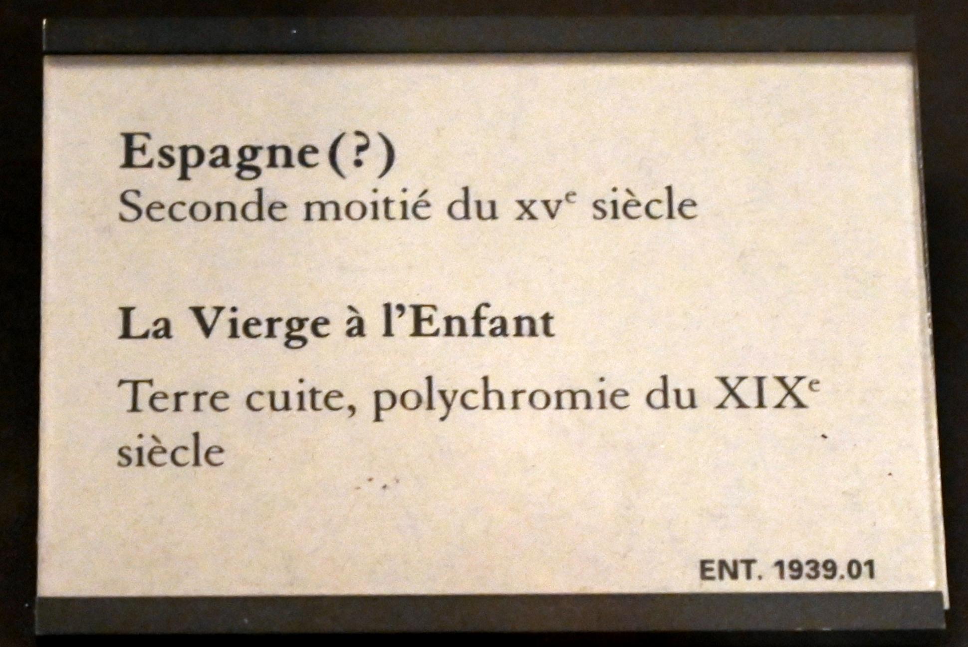Maria mit Kind, Paris, Musée du Louvre, Saal 164, 2. Hälfte 15. Jhd., Bild 5/5