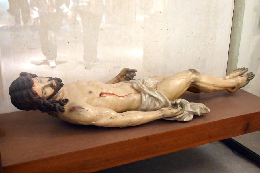 Juan Alonso Villabrille y Ron (Umkreis) (1712), Christus im Grab, Paris, Musée du Louvre, Saal 164, um 1700–1725, Bild 2/6