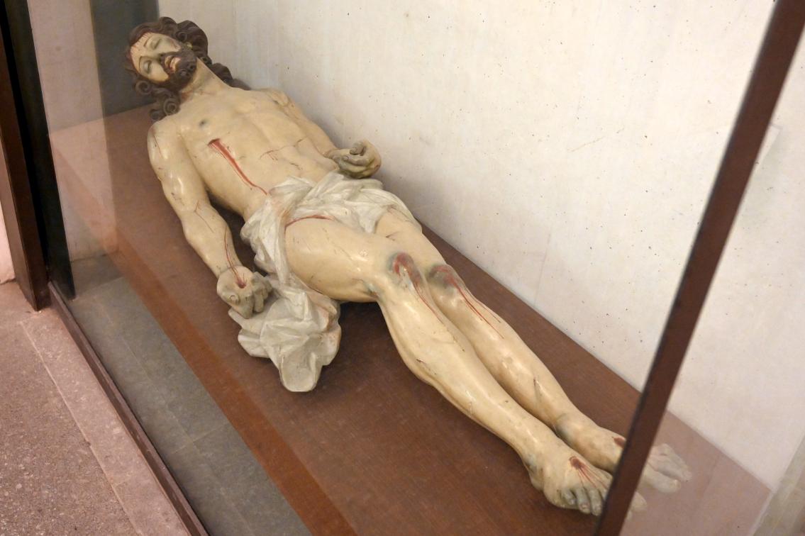 Juan Alonso Villabrille y Ron (Umkreis) (1712), Christus im Grab, Paris, Musée du Louvre, Saal 164, um 1700–1725, Bild 3/6