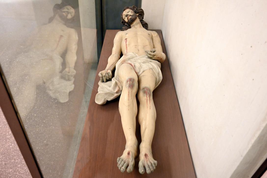 Juan Alonso Villabrille y Ron (Umkreis) (1712), Christus im Grab, Paris, Musée du Louvre, Saal 164, um 1700–1725, Bild 4/6