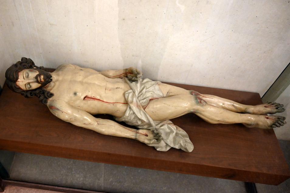 Juan Alonso Villabrille y Ron (Umkreis) (1712), Christus im Grab, Paris, Musée du Louvre, Saal 164, um 1700–1725, Bild 5/6