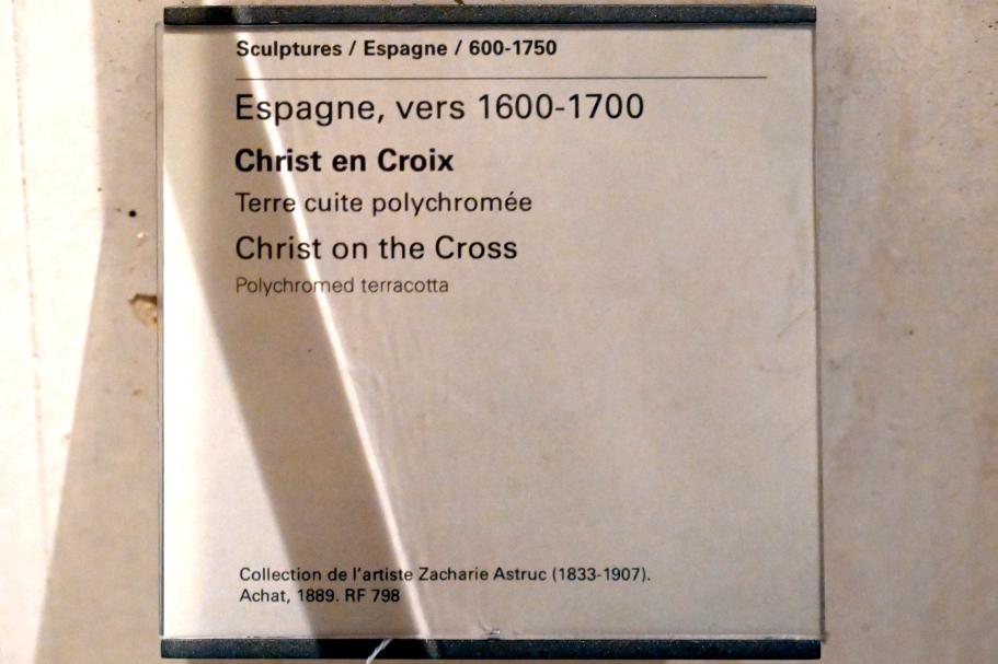 Christus am Kreuz, Paris, Musée du Louvre, Saal 164, um 1600–1700, Bild 3/3