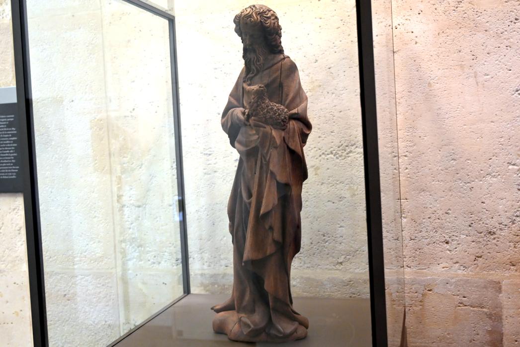 Heiliger Johannes der Täufer, Paris, Musée du Louvre, Saal 165, Beginn 15. Jhd., Bild 2/3