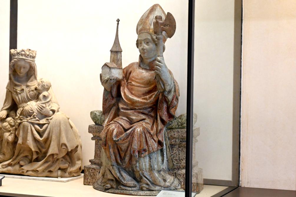 Heiliger Wolfgang, Paris, Musée du Louvre, Saal 166, um 1430, Bild 2/3