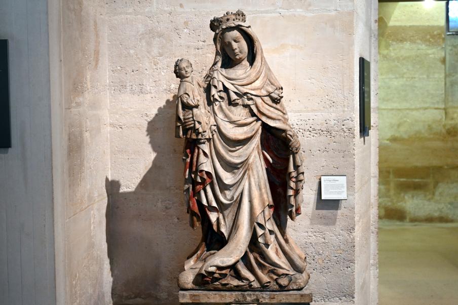 Maria mit Kind, Paris, Musée du Louvre, Saal 166, um 1430