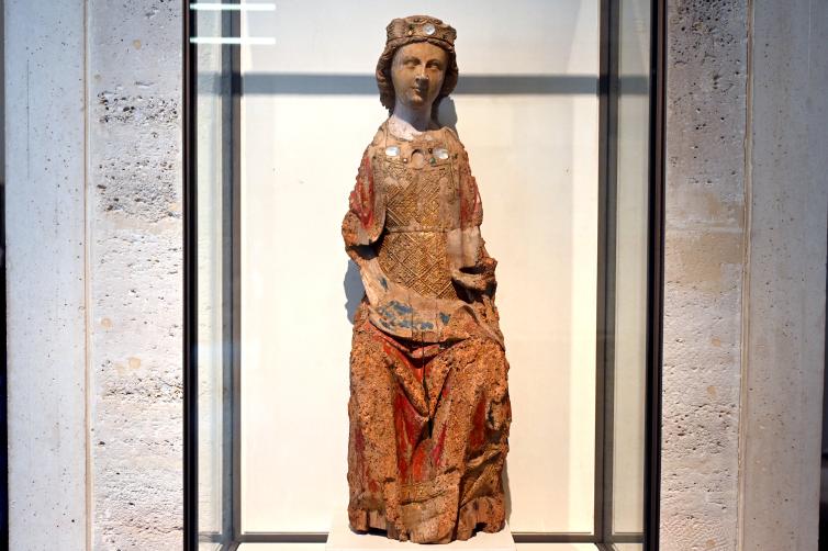 Thronende Heilige, Paris, Musée du Louvre, Saal 166, um 1300