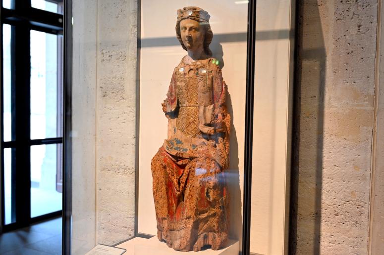 Thronende Heilige, Paris, Musée du Louvre, Saal 166, um 1300, Bild 2/3