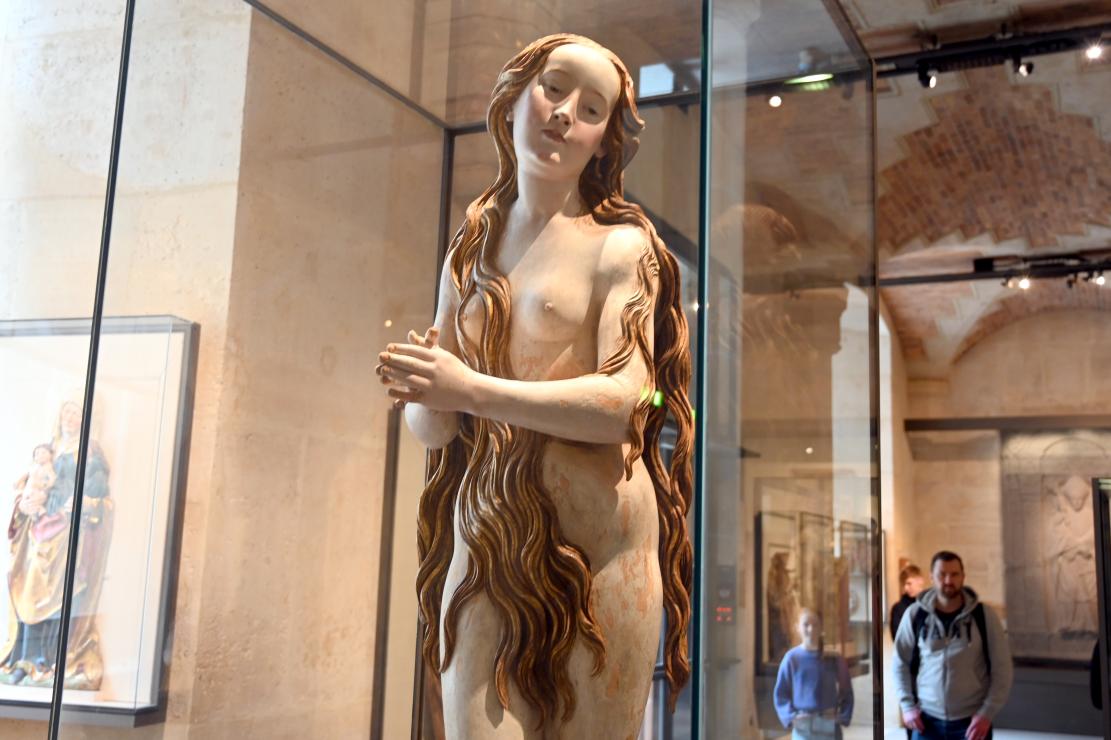 Gregor Erhart (1501–1520), Heilige Maria Magdalena, Augsburg, ehem. Dominikanerkloster St. Magdalena, Klosterkirche, jetzt Paris, Musée du Louvre, Saal 169, um 1515–1520, Bild 5/7