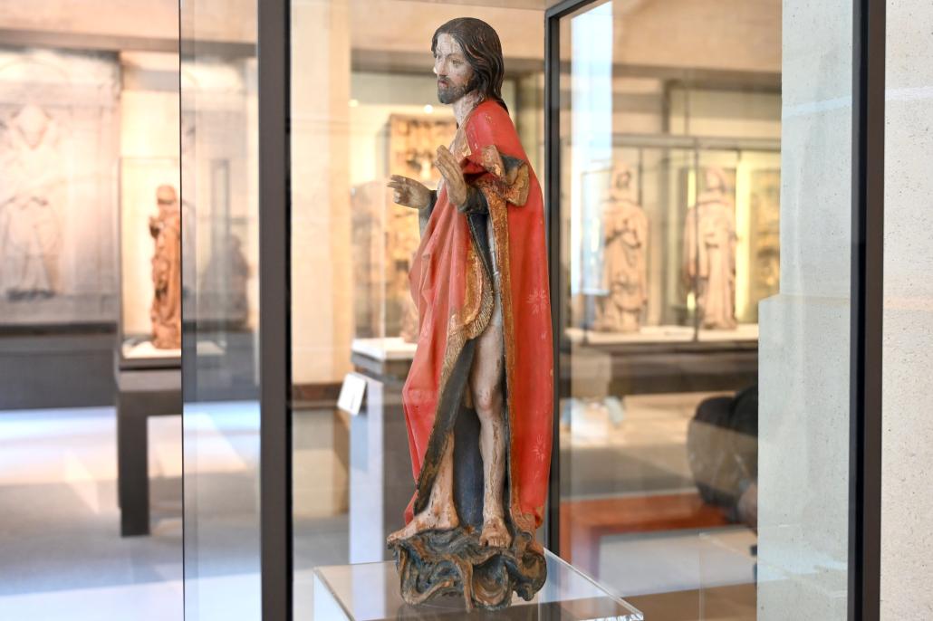 Himmelfahrtschristus, Paris, Musée du Louvre, Saal 169, um 1500, Bild 3/4
