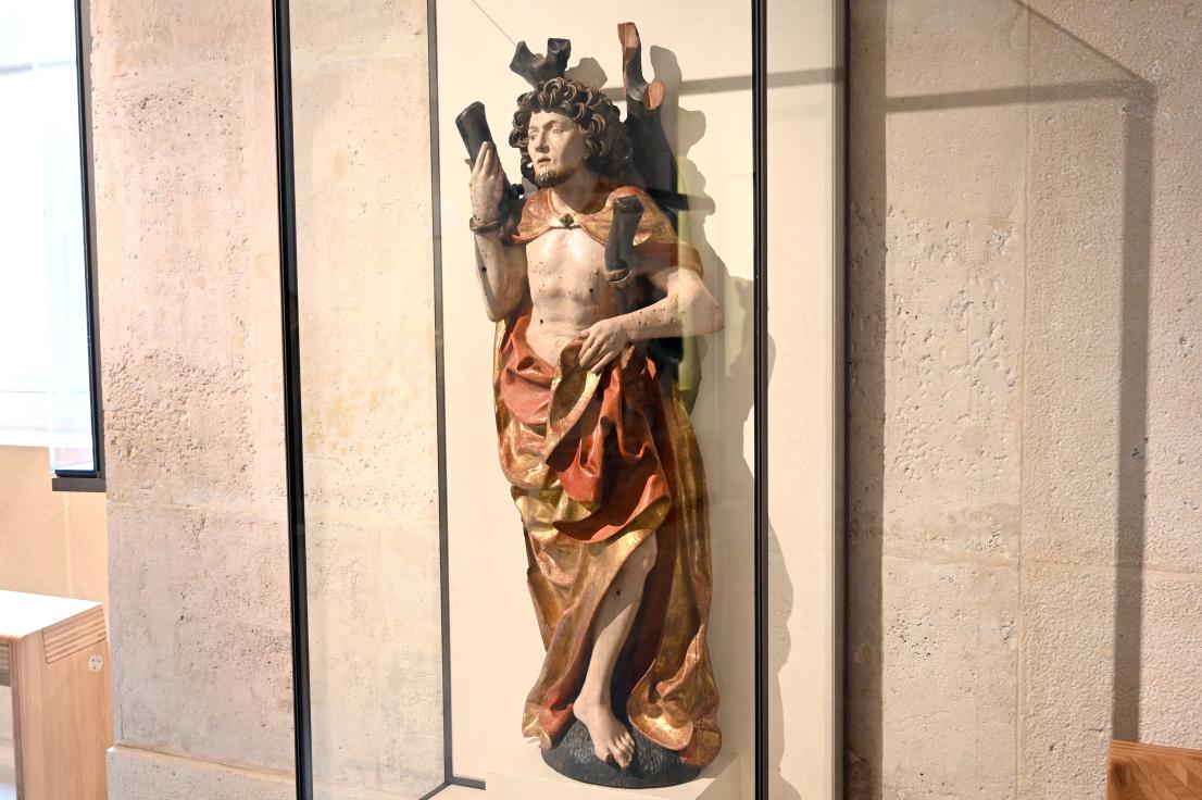 Heiliger Sebastian, Paris, Musée du Louvre, Saal 169, Beginn 16. Jhd., Bild 3/4
