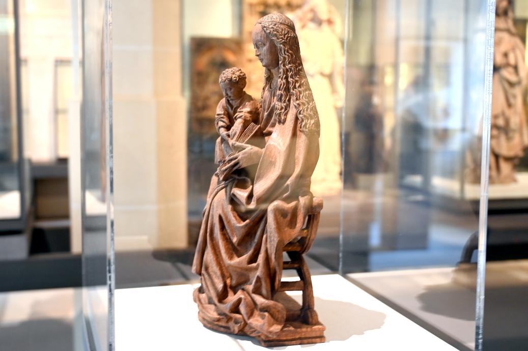 Thronende Maria mit Kind, Paris, Musée du Louvre, Saal 169, um 1490–1500, Bild 2/5