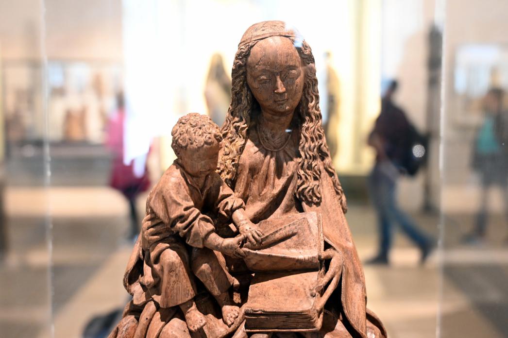 Thronende Maria mit Kind, Paris, Musée du Louvre, Saal 169, um 1490–1500, Bild 4/5