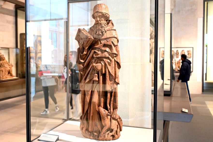 Heiliger Antonius Abbas, Paris, Musée du Louvre, Saal 169, Beginn 16. Jhd., Bild 2/4