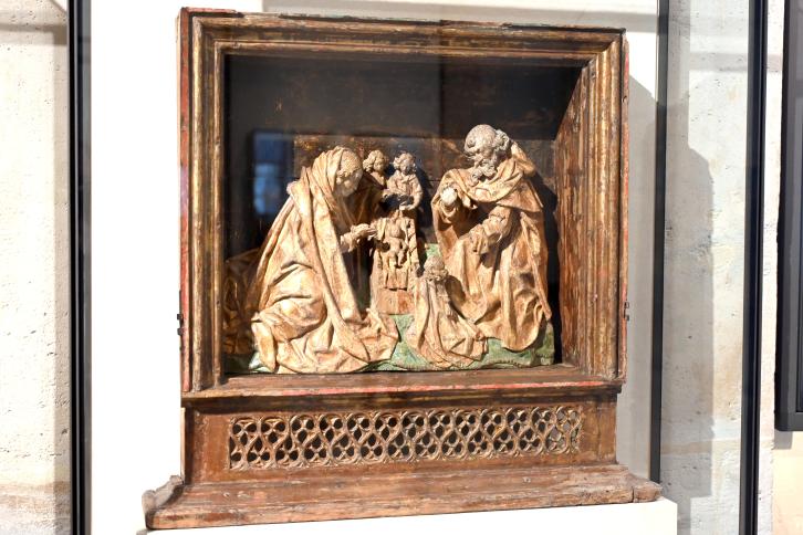 Christi Geburt, Paris, Musée du Louvre, Saal 169, Ende 15. Jhd., Bild 2/3