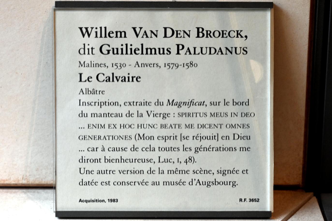 Willem van den Broeck (1560–1564), Kalvarienberg, Paris, Musée du Louvre, Saal 169, Undatiert, Bild 2/2