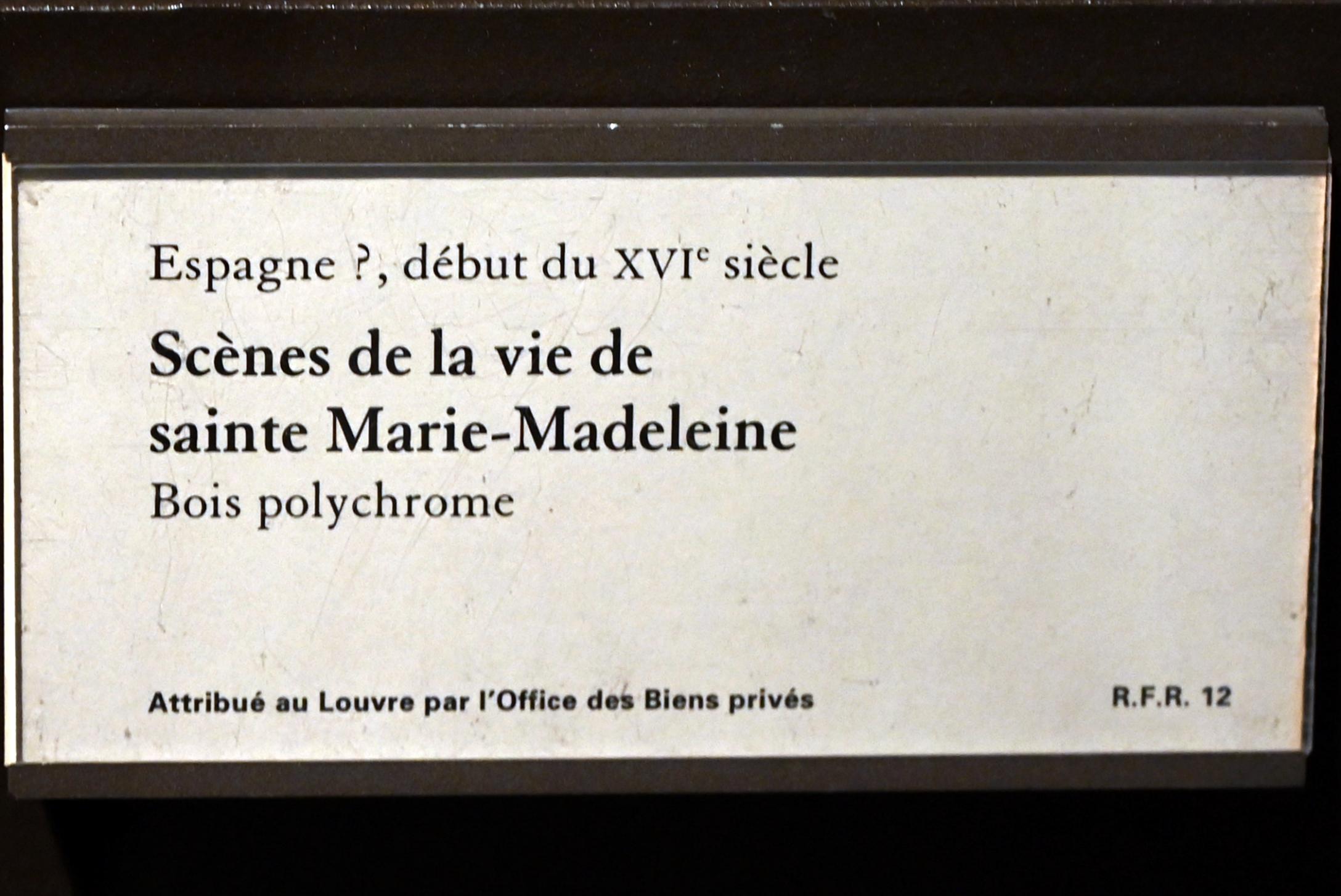 Szenen aus dem Leben der Heiligen Maria Magdalena, Paris, Musée du Louvre, Saal 169, Beginn 16. Jhd., Bild 6/6