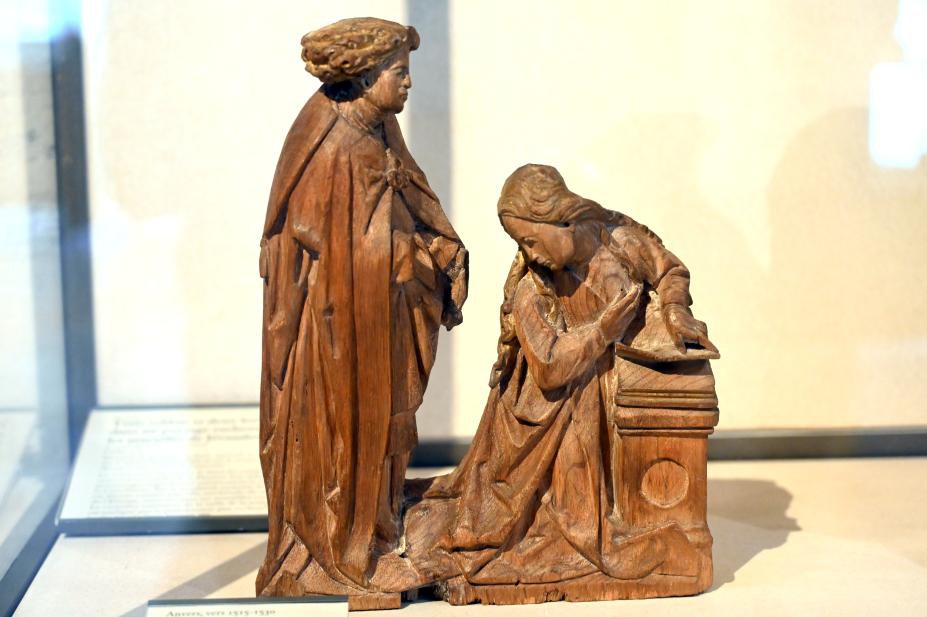Mariä Verkündigung, Paris, Musée du Louvre, Saal 169, um 1515–1530