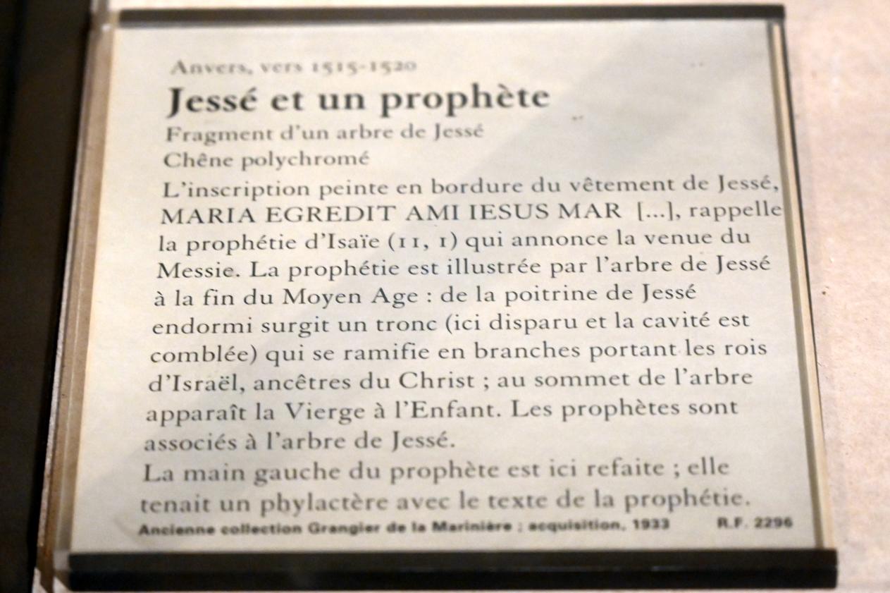 Jesse und ein Prophet, Paris, Musée du Louvre, Saal 169, um 1515–1520, Bild 2/2