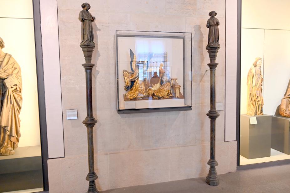 Engel auf schlanken Säulen, Paris, Musée du Louvre, Saal 169, 15. Jhd.