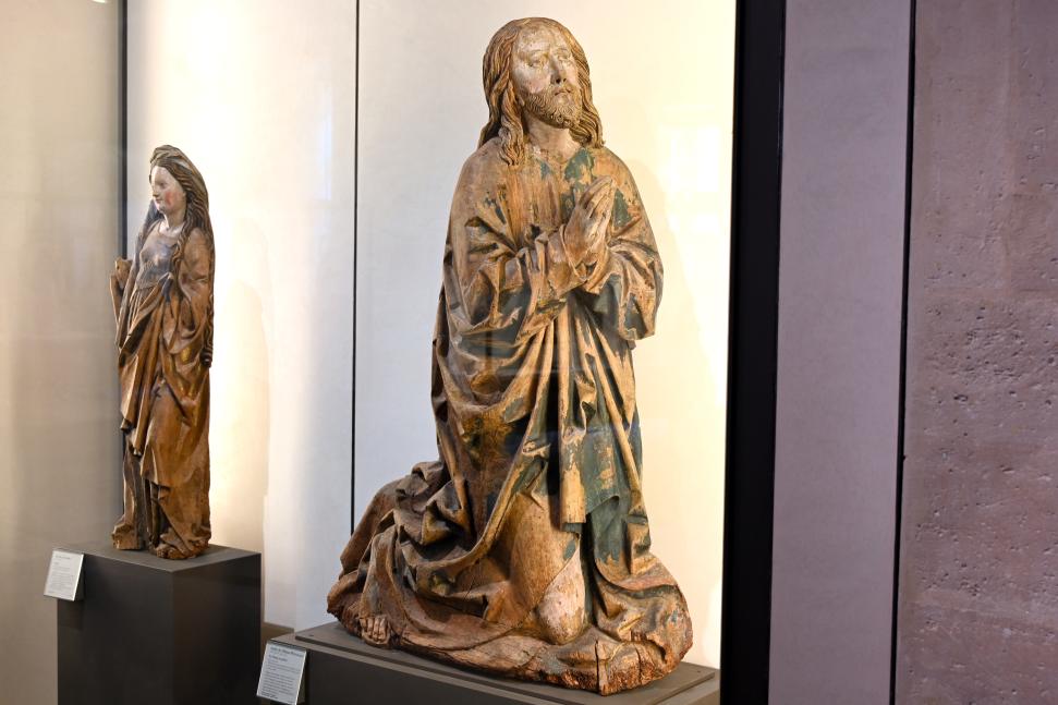 Nikolaus Weckmann (Werkstatt) (1510–1523), Christus im Gebet, Wettenhausen, ehem. Augustiner-Chorherren-, heute Dominikanerinnenkloster, jetzt Paris, Musée du Louvre, Saal 169, um 1500–1520