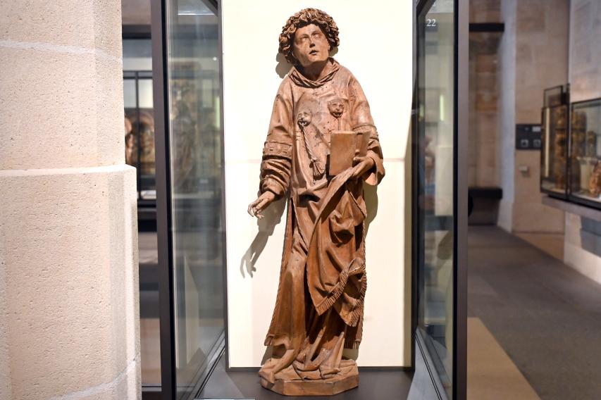 Heiliger Diakon (Laurentius?), Paris, Musée du Louvre, Saal 169, um 1500, Bild 1/3