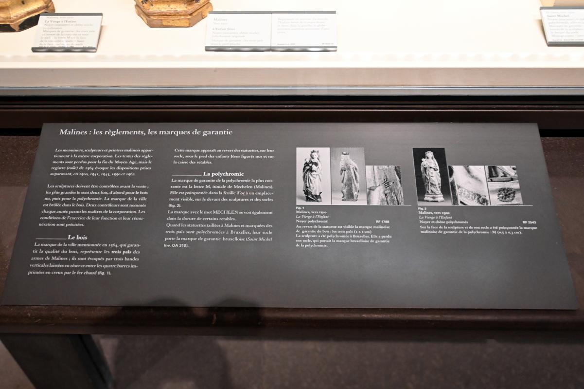 Maria mit Kind, Paris, Musée du Louvre, Saal 169, um 1500, Bild 3/3