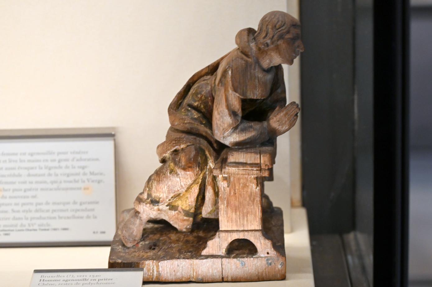 Kniender Mann im Gebet, Paris, Musée du Louvre, Saal 169, um 1520, Bild 2/3