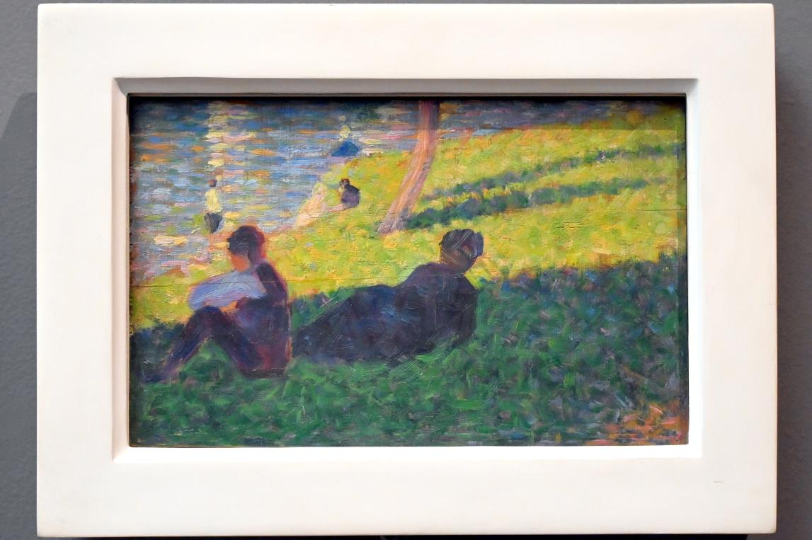 Georges Seurat (1879–1891), Studie für Ein Sonntagnachmittag auf der Insel La Grande Jatte, Paris, Musée d’Orsay, 1884–1886