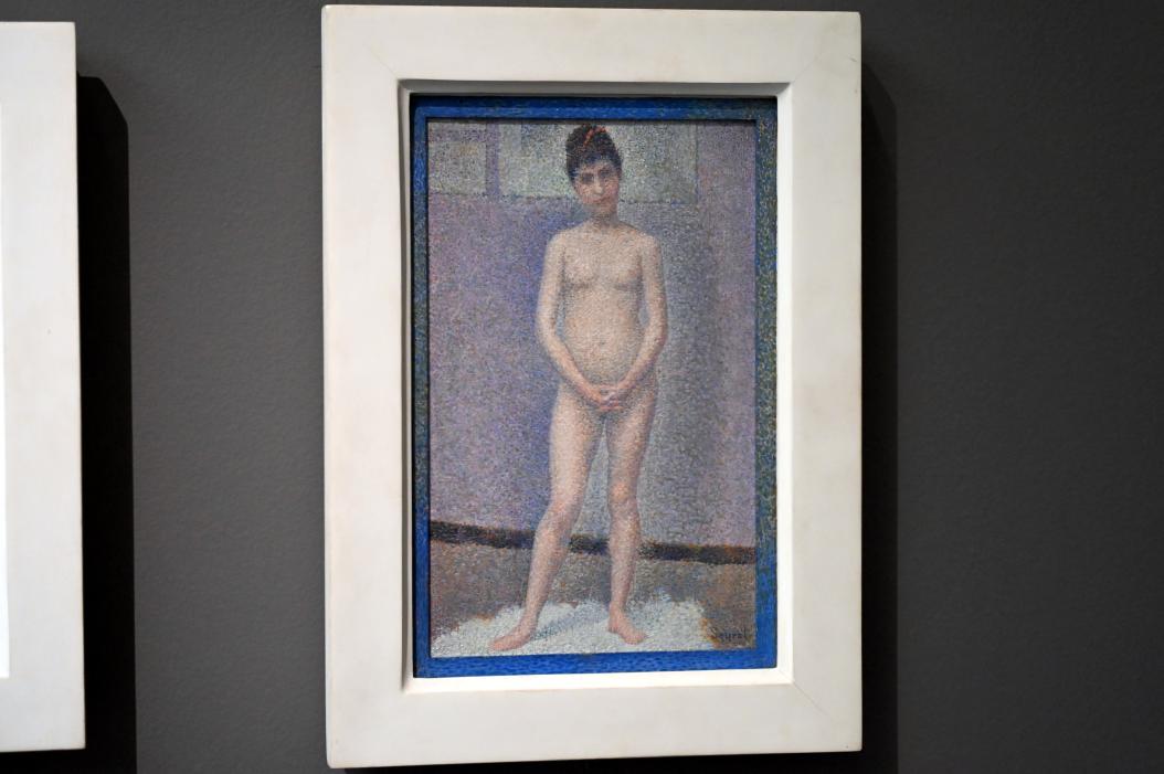 Georges Seurat (1879–1891), Studie Stehendes Modell, Vorderansicht, Paris, Musée d’Orsay, 1887