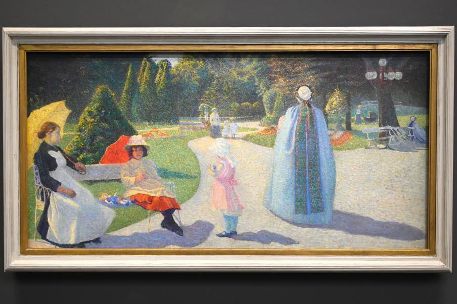 George Morren (Georges Morren) (1891), Im l`Harmonie (Öffentlicher Garten), Paris, Musée d’Orsay, 1891