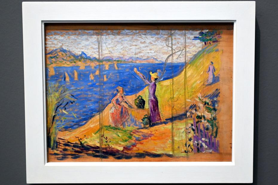 Paul Signac (1883–1933), Frauen am Brunnen, Skizze I, Paris, Musée d’Orsay, 1892