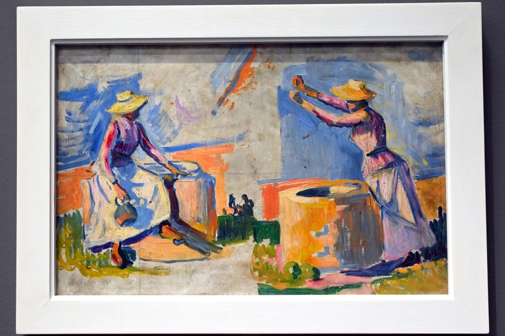 Paul Signac (1883–1933), Frauen am Brunnen, Skizze II, Paris, Musée d’Orsay, 1892