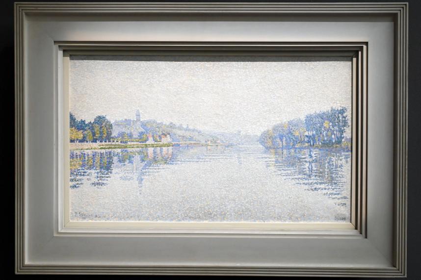 Paul Signac (1883–1933), Flussufer der Seine bei Herblay, Paris, Musée d’Orsay, 1889