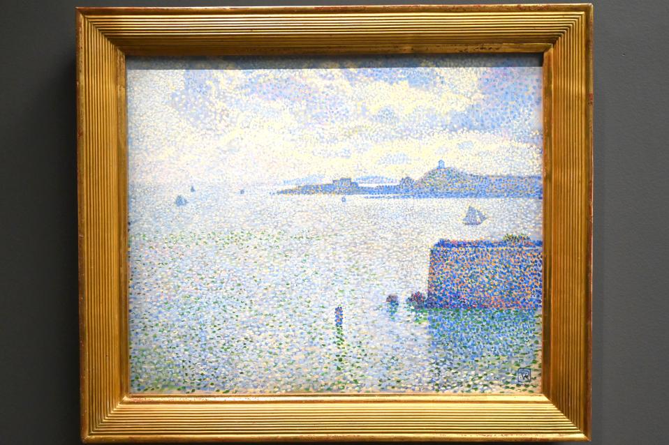 Théo van Rysselberghe (1887–1917), Die Einfahrt zum Hafen von Roscoff, Paris, Musée d’Orsay, 1889