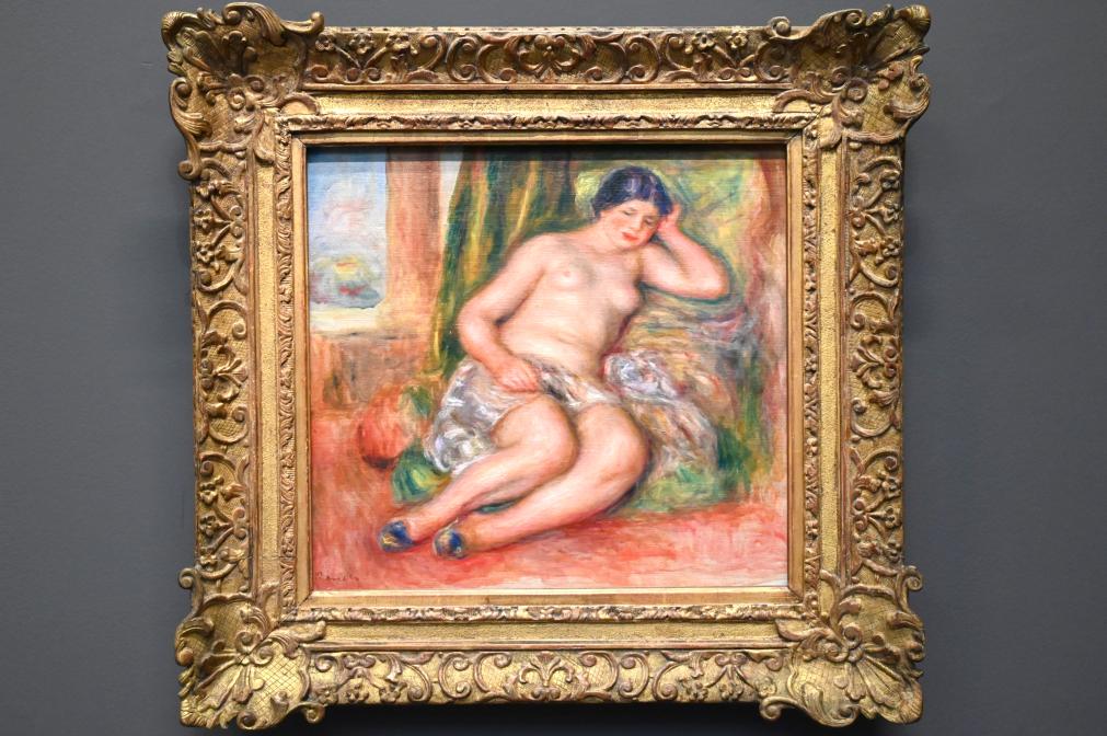 Auguste Renoir (Pierre-Auguste Renoir) (1866–1918), Schlafende Odaliske (Odaliske in Hausschuhen), Paris, Musée d’Orsay, 1915–1917