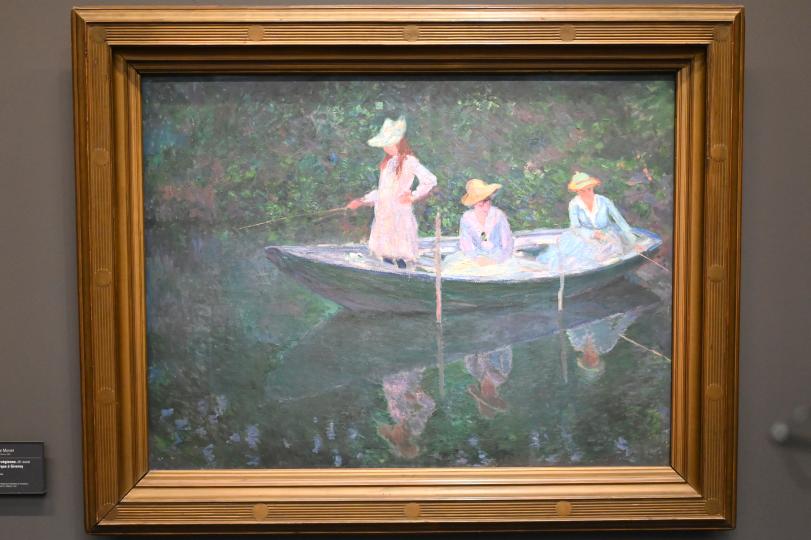 Claude Monet (1864–1925), Norwegisch (Das Boot in Giverny), Paris, Musée d’Orsay, um 1887