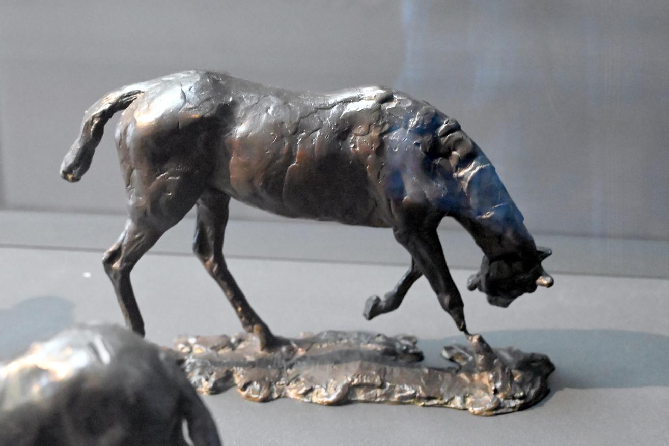 Edgar Degas (1855–1909), Pferd, das eine Handabwärtsbewegung macht, Paris, Musée d’Orsay, 1865–1895, Bild 2/3