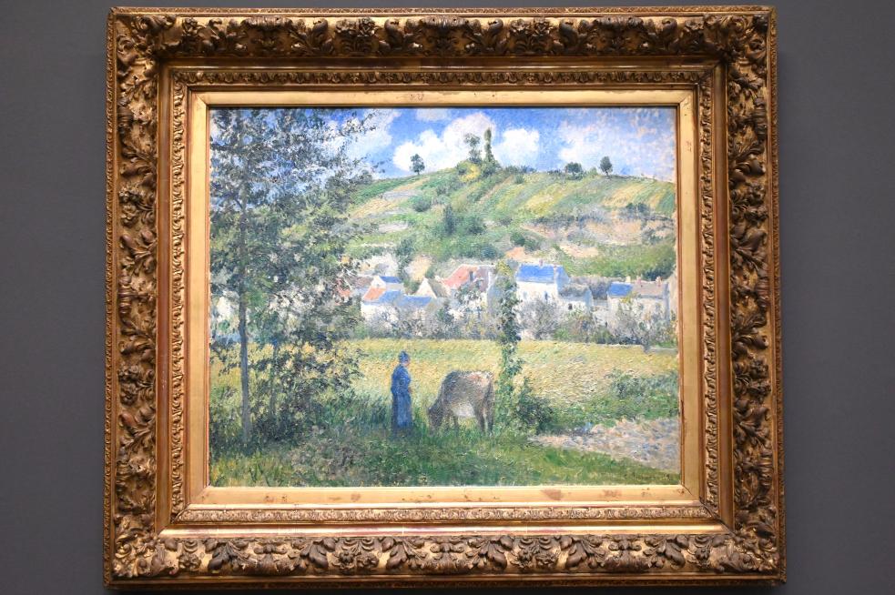 Camille Pissarro (1863–1903), Landschaft bei Valhermeil in Auvers-sur-Oise (Landschaft bei Chaponval), Paris, Musée d’Orsay, 1880