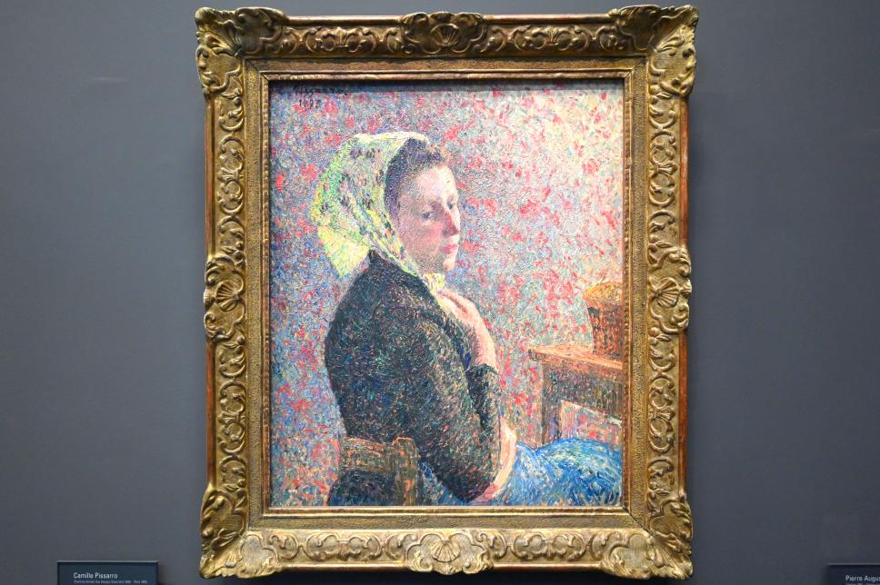Camille Pissarro (1863–1903), Frau mit grünem Kopftuch, Paris, Musée d’Orsay, 1893